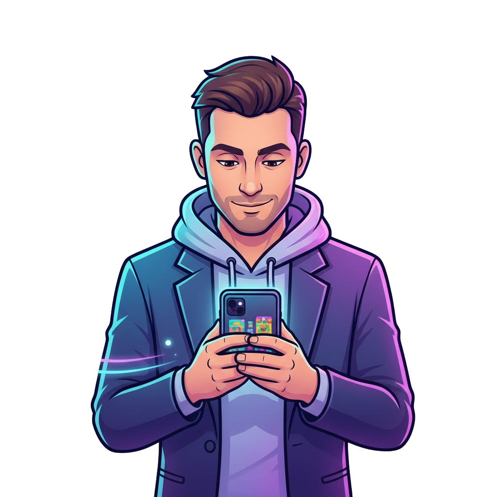 Casino mascot illustration